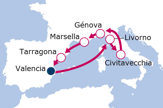 Itinerario de Paisajes y sabores mediterráneos III